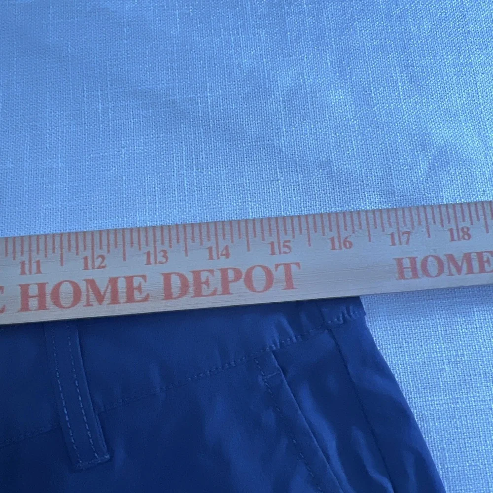 Marsh Wear Shorts Mens 32 Blue Hybrid Chino Flat Front Classic Resort
